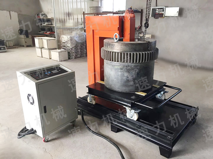 寧德核電大型靠背輪加熱現(xiàn)場